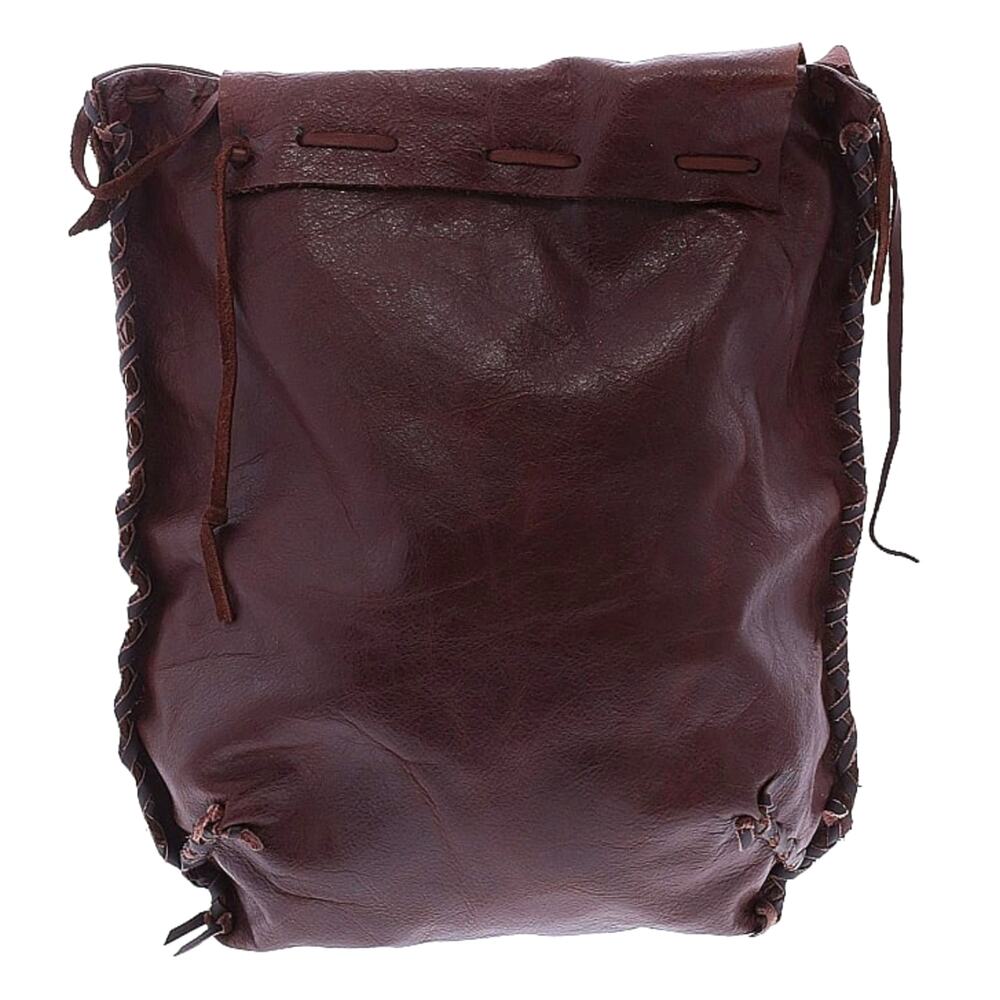 UNBRRANDED cowhide skull brown leather boho crossbody shoulder bag rustic purse - Picture 2 of 7